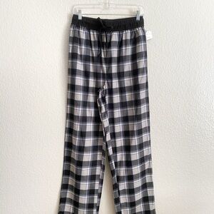 NWT Nautica Plaid Fleece Sleep Pant Size Small